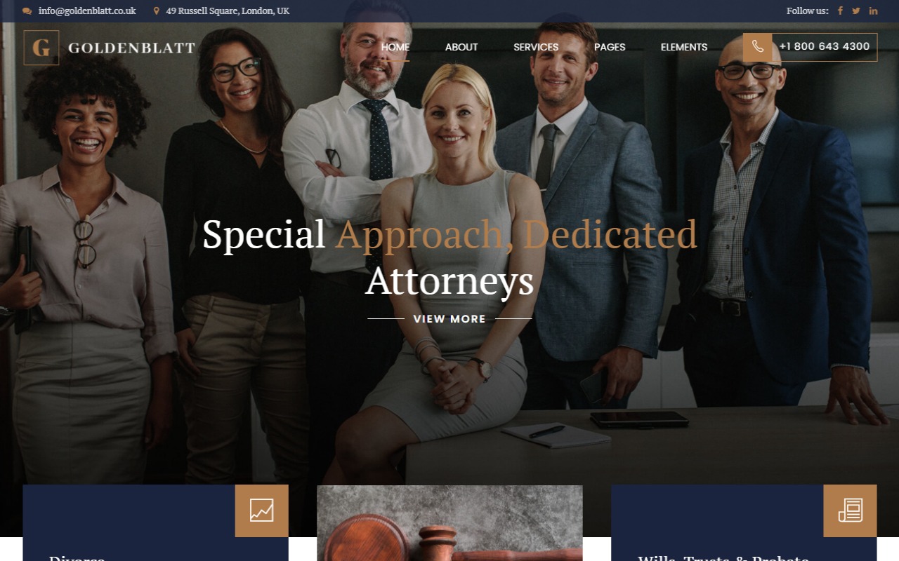 lawyer goldenlatt theme