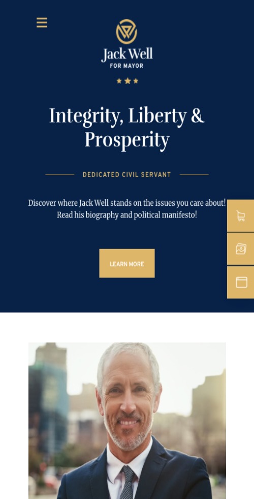 political jackwell theme mobile