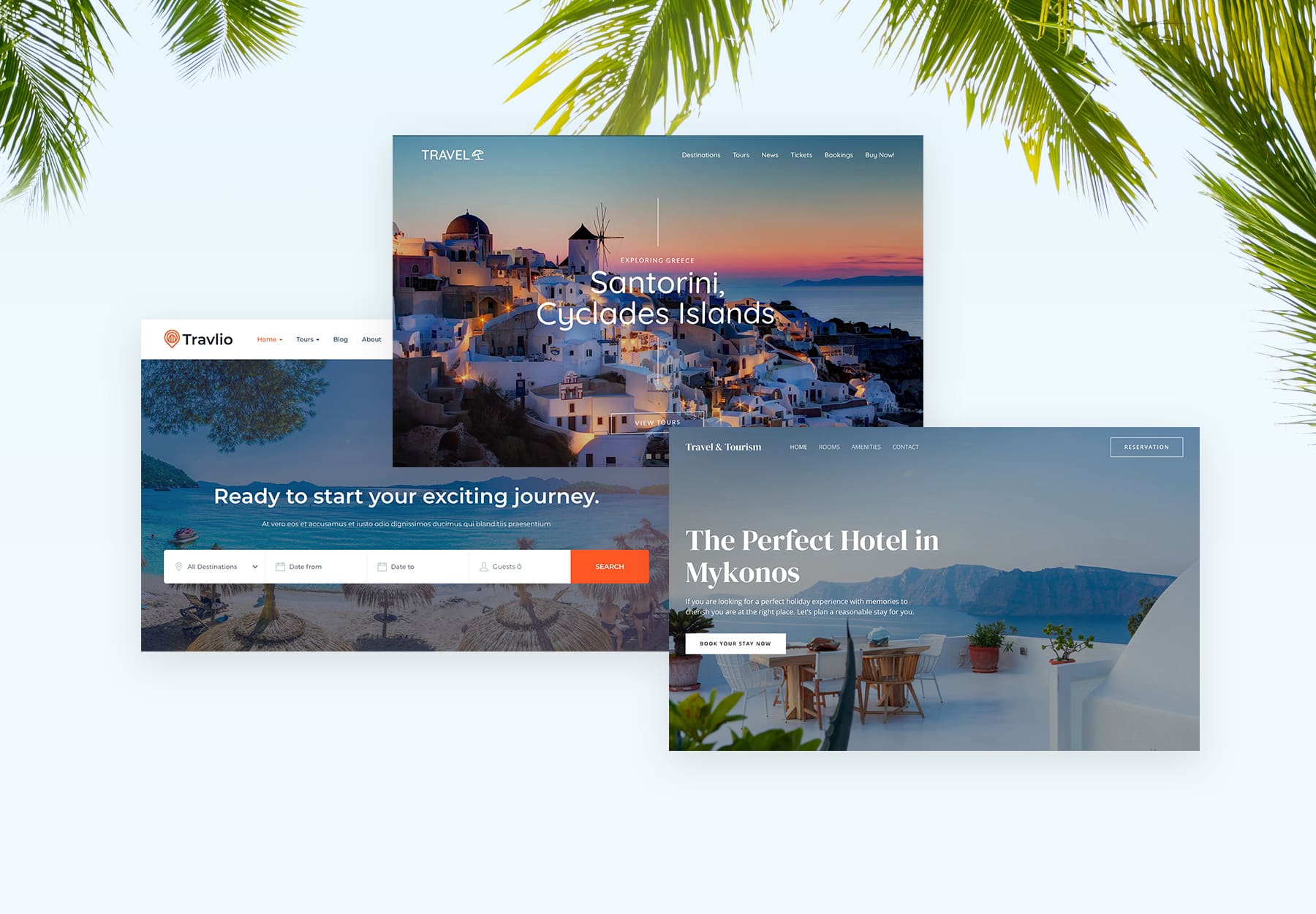 WordPress theme travel agency