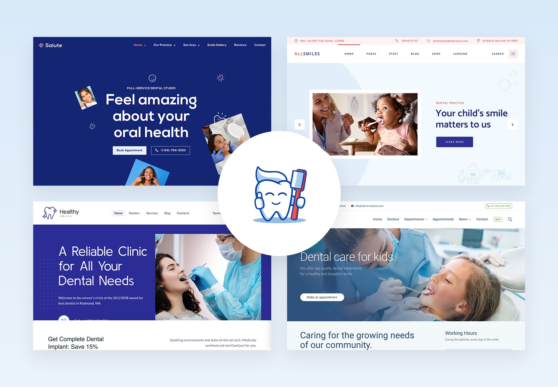 Best WordPress Dentist Themes