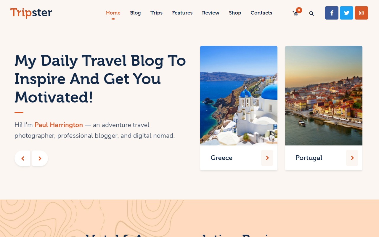 wordpress theme travel agency