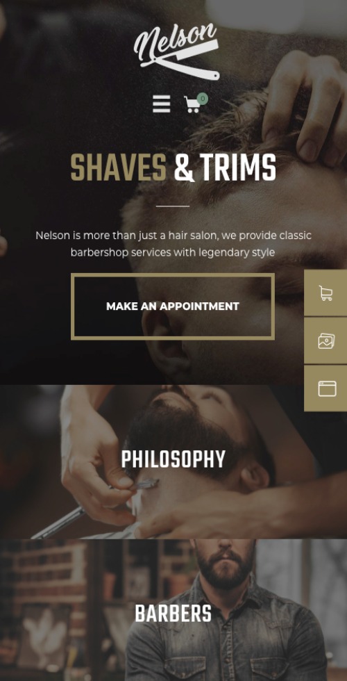 barbershop nelson theme mobile