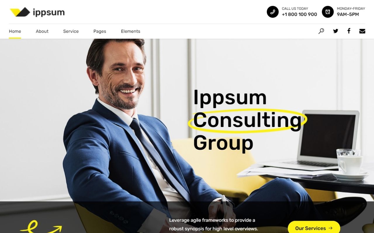 consulting ippsum theme