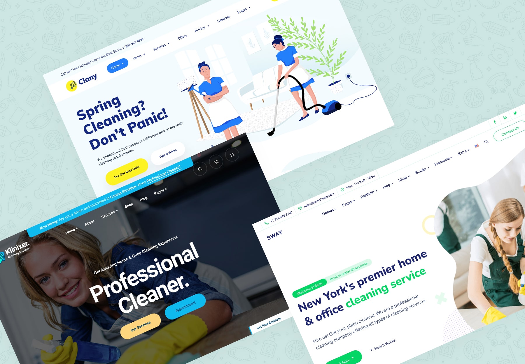 Best Cleaning Company WordPress Themes