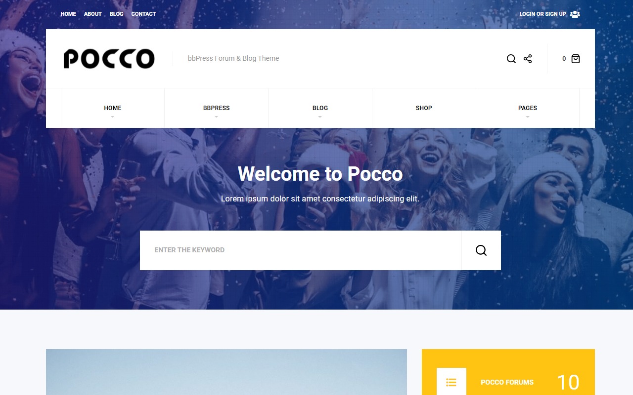forum pocco theme
