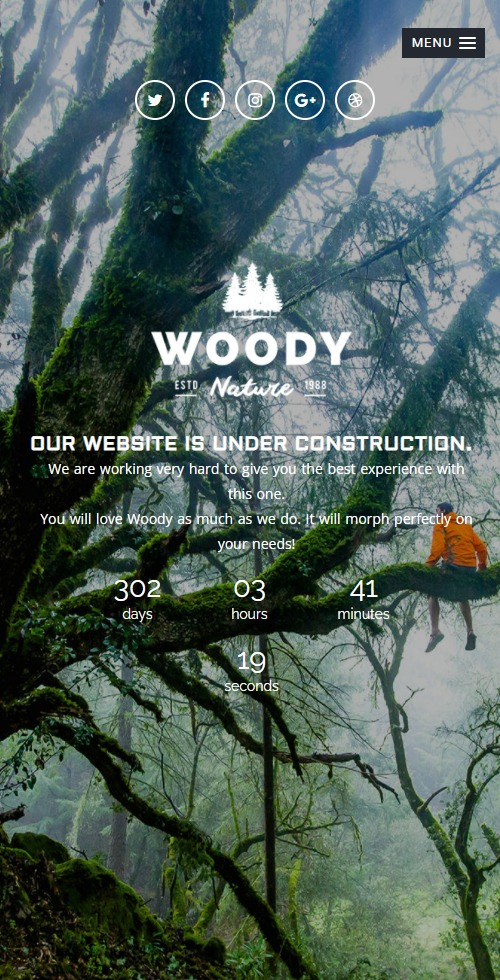 underconstruction woody theme mobile