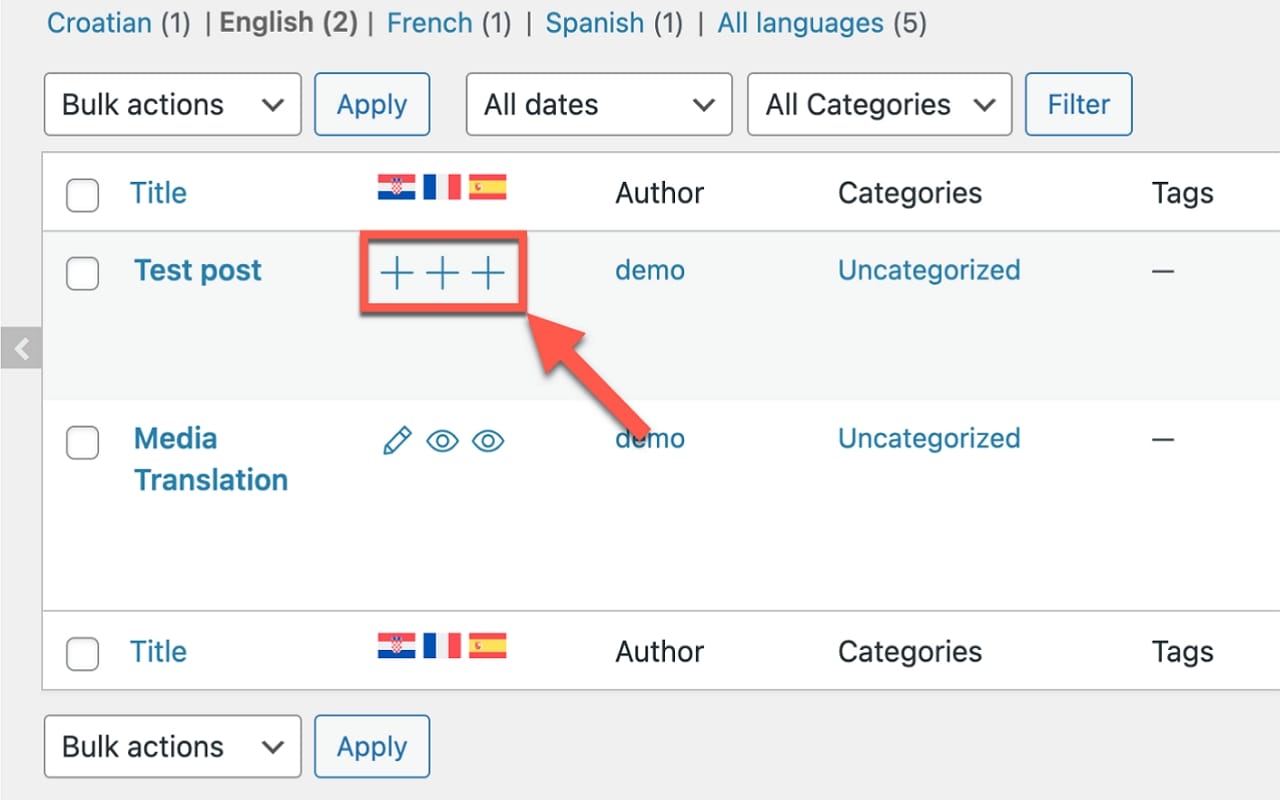 create multi lingual wordpress site 3