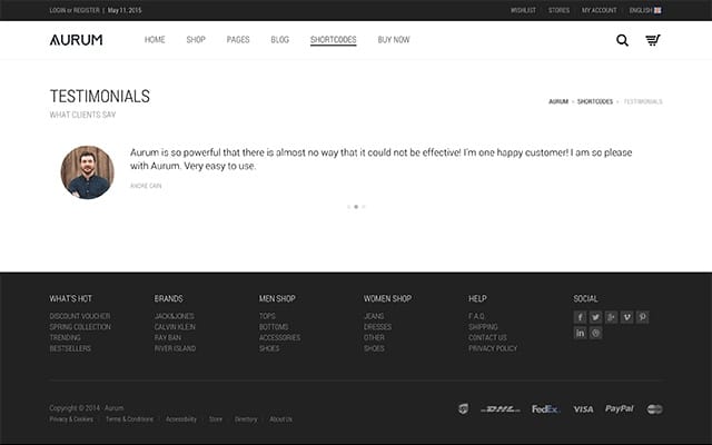shortcode testimonials 1